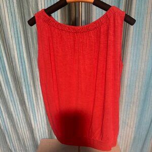 LOFT Outlet Women’s Sleeveless Rose Pink Tank Top Size M Rayon Blend